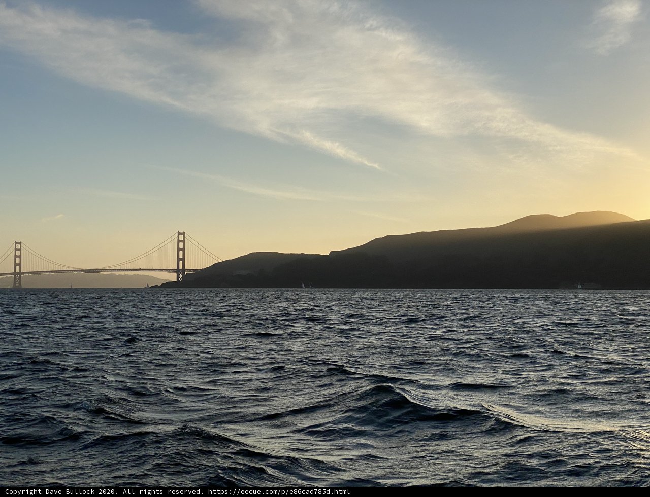 Golden Sunset at the Bay Area