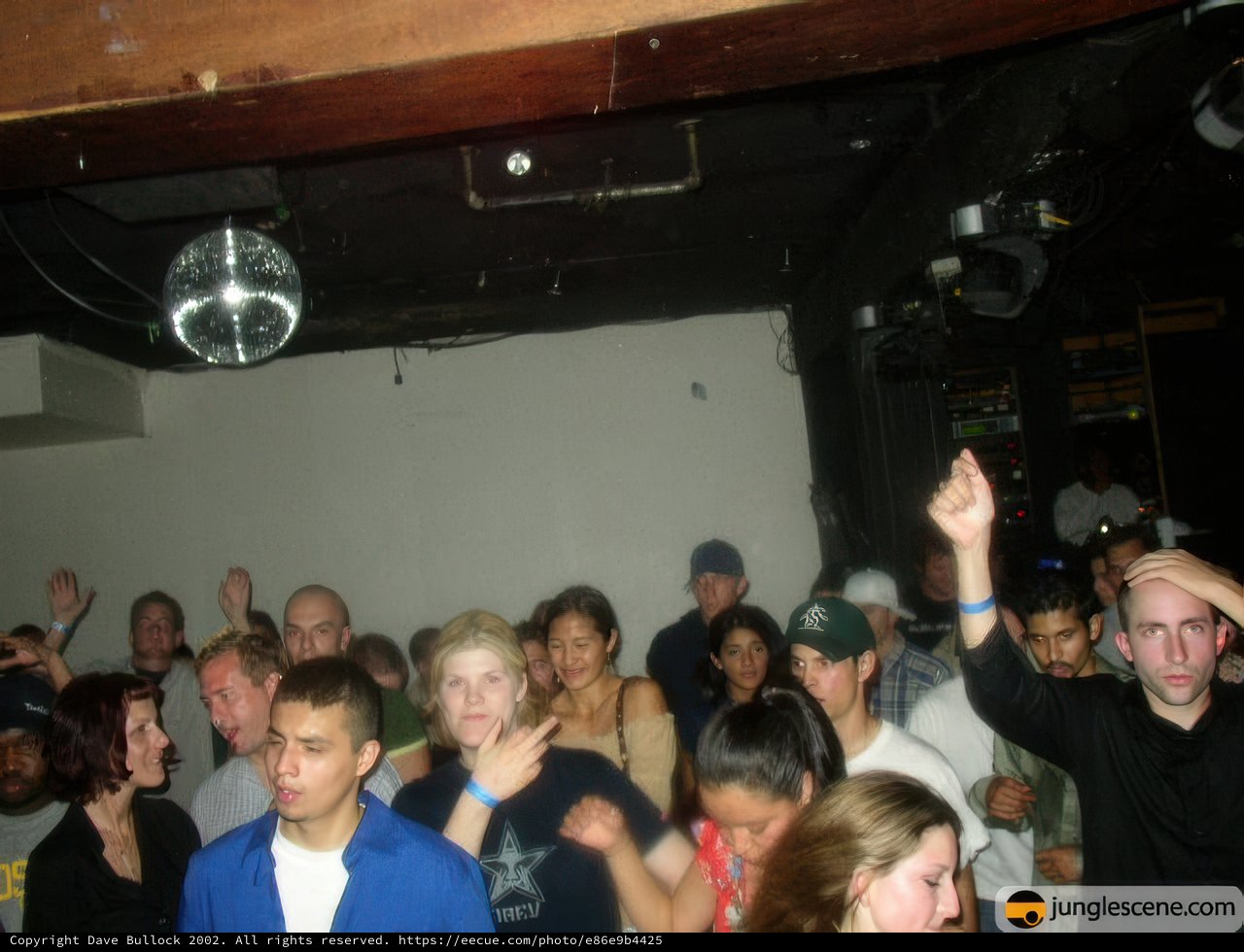 One Person Stands Out in the Crowd at Urban Nightclub