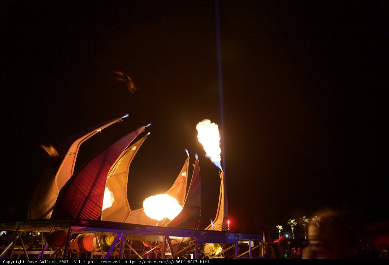 Fiery Night at Coachella