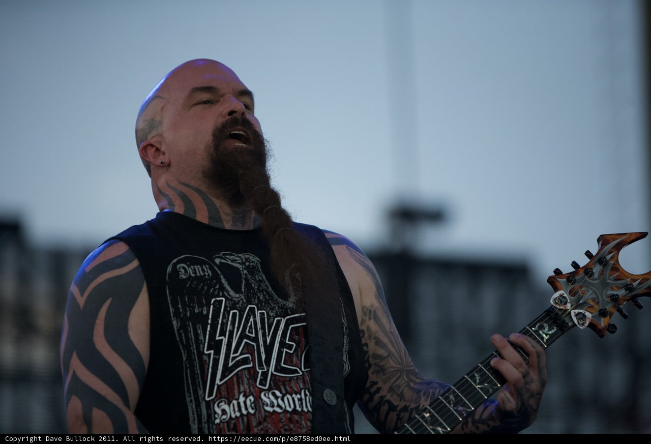 Tattooed Guitarist in the Big Four Festival