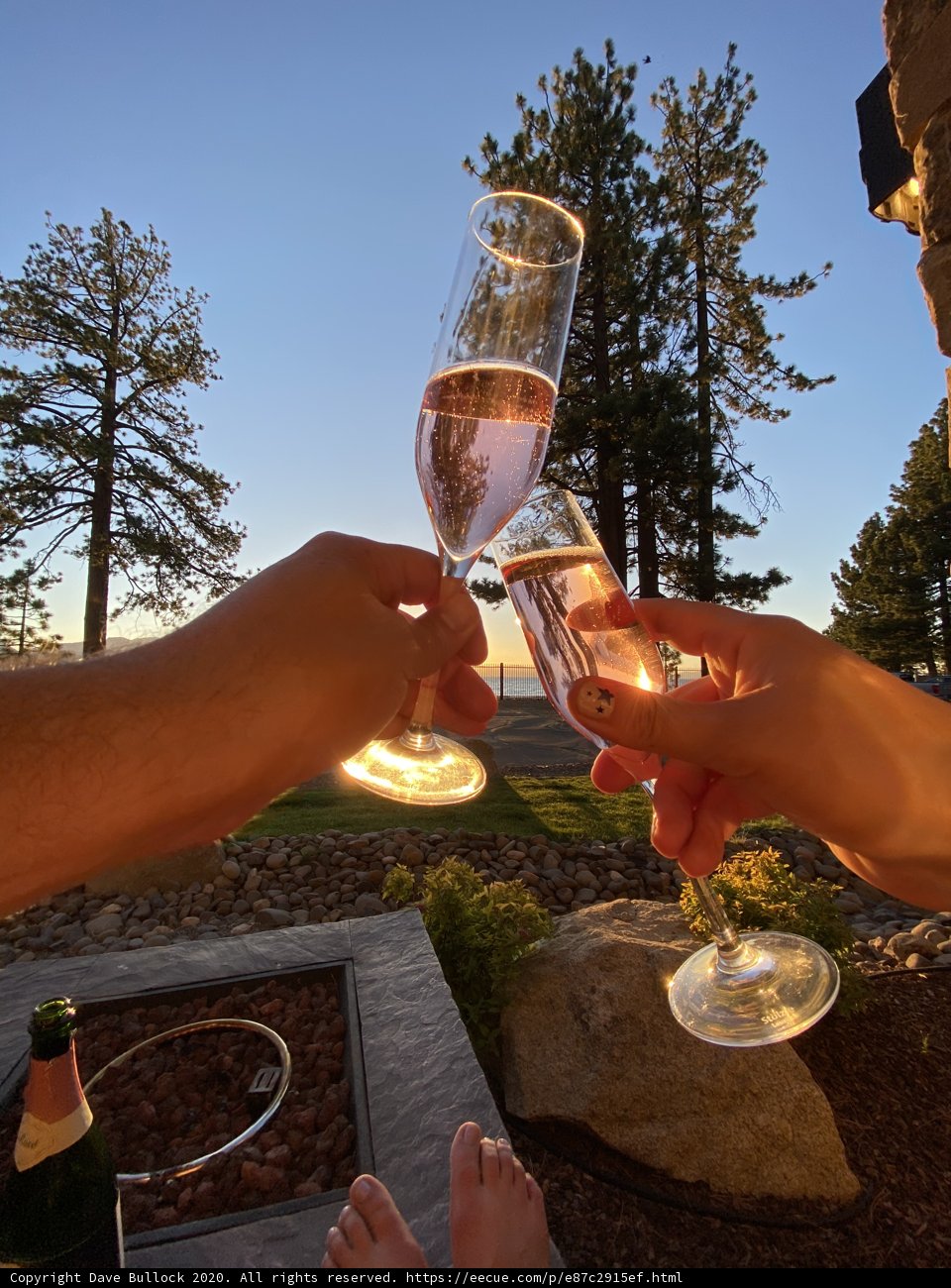 Celebrating Under the Blue Sky