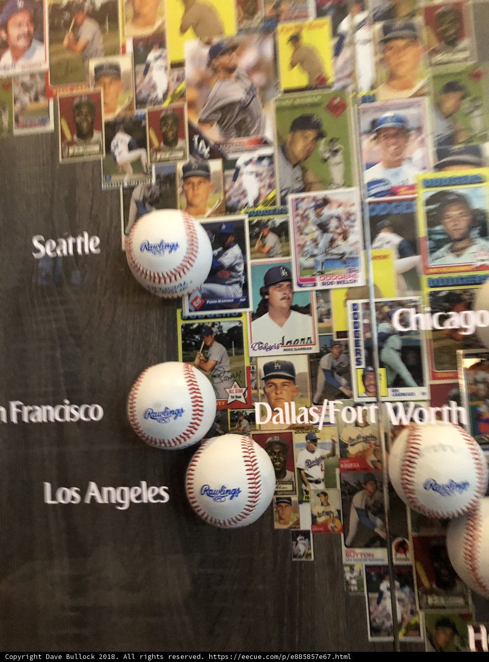 Baseball Legends Display