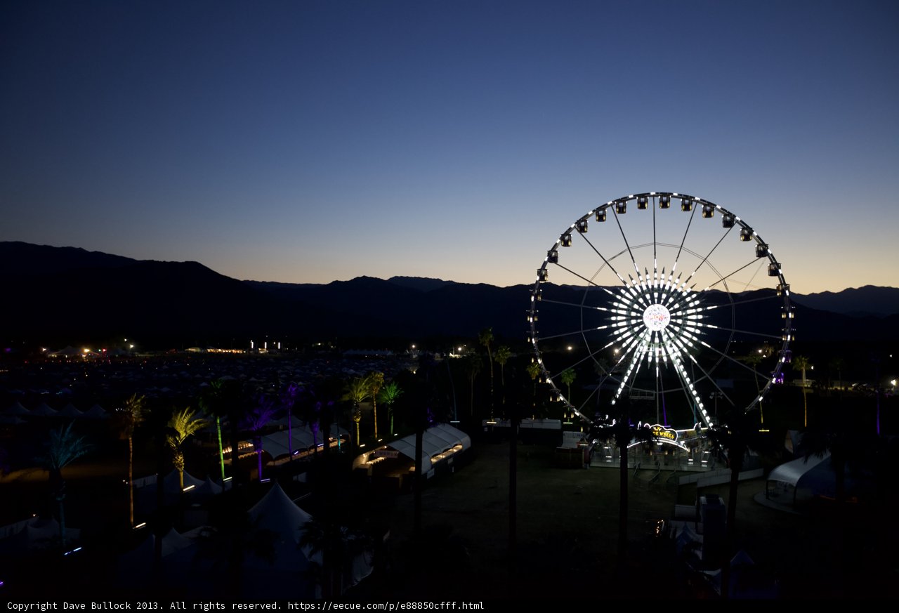 Bright Lights on the Ferris Wheel