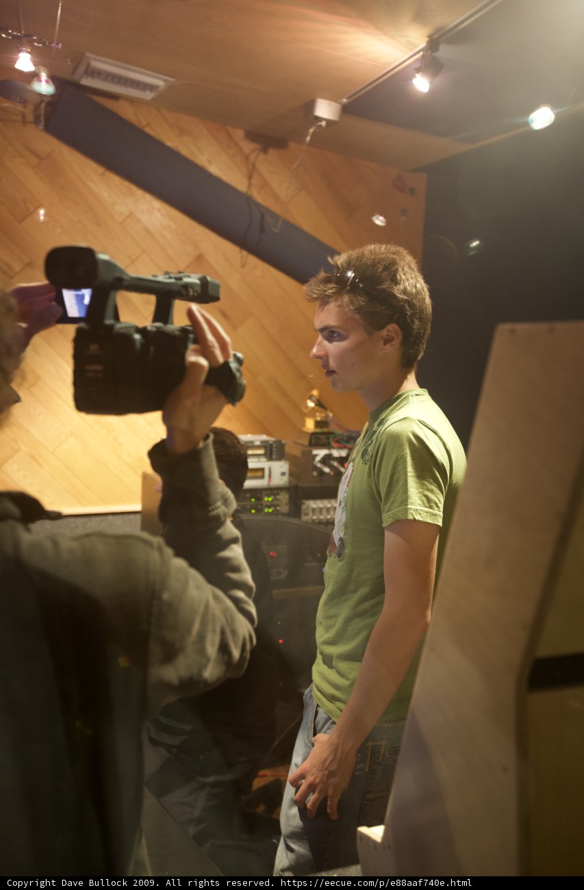 Behind the Scenes: Recording Studio Session
