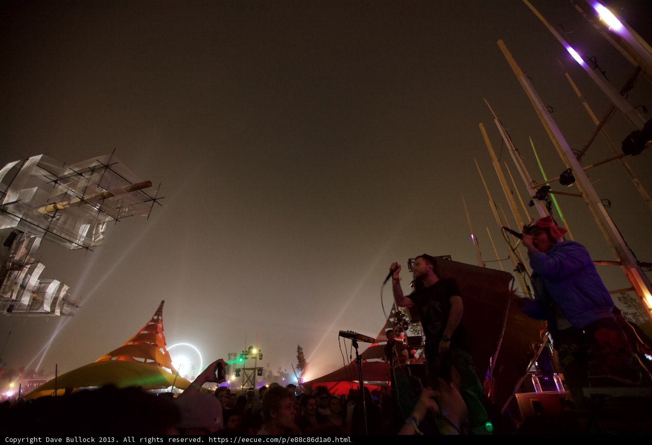 Spotlight on the Crowd: Coachella Night Performance