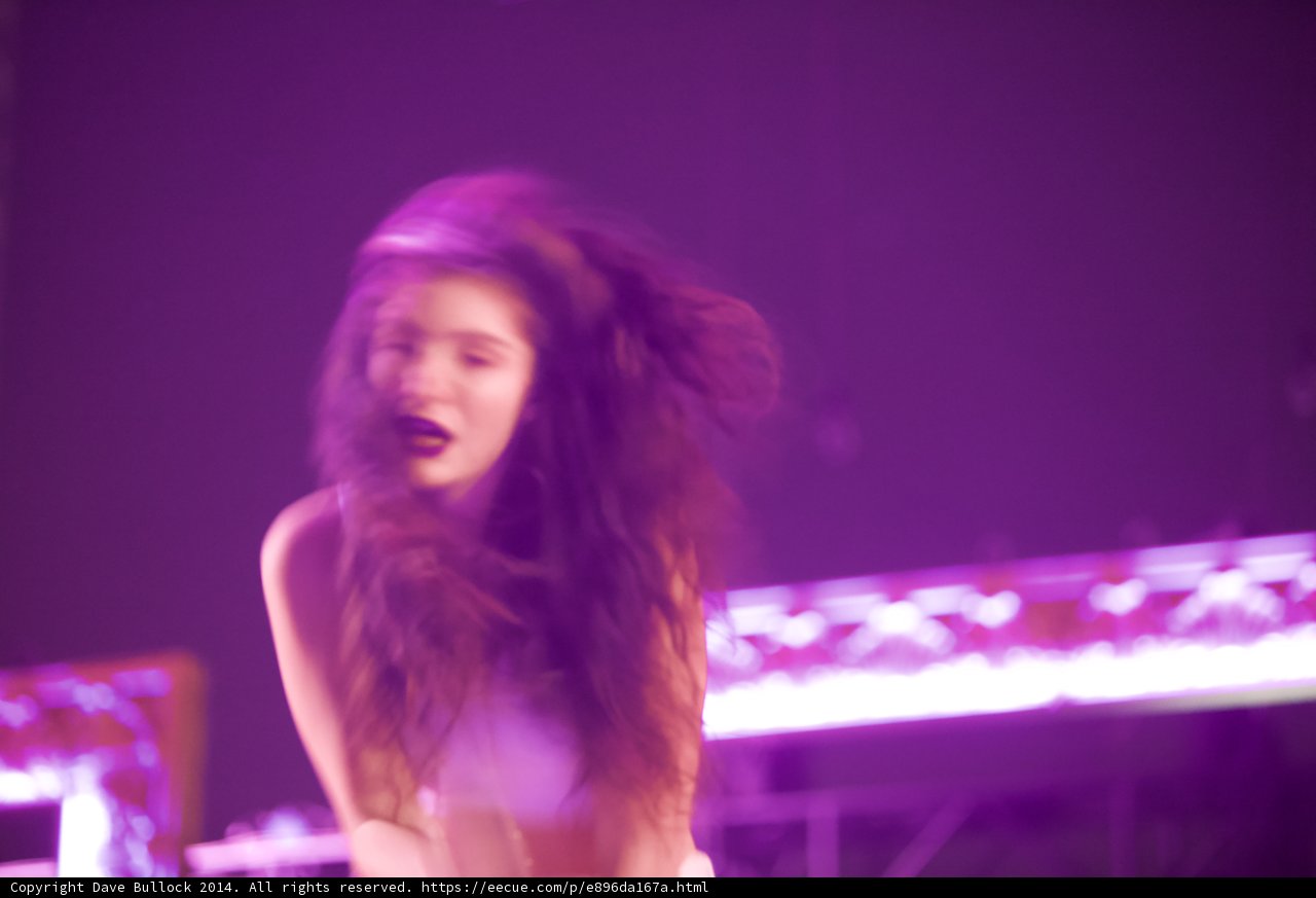 Purple-haired Diva takes Coachella Stage by Storm