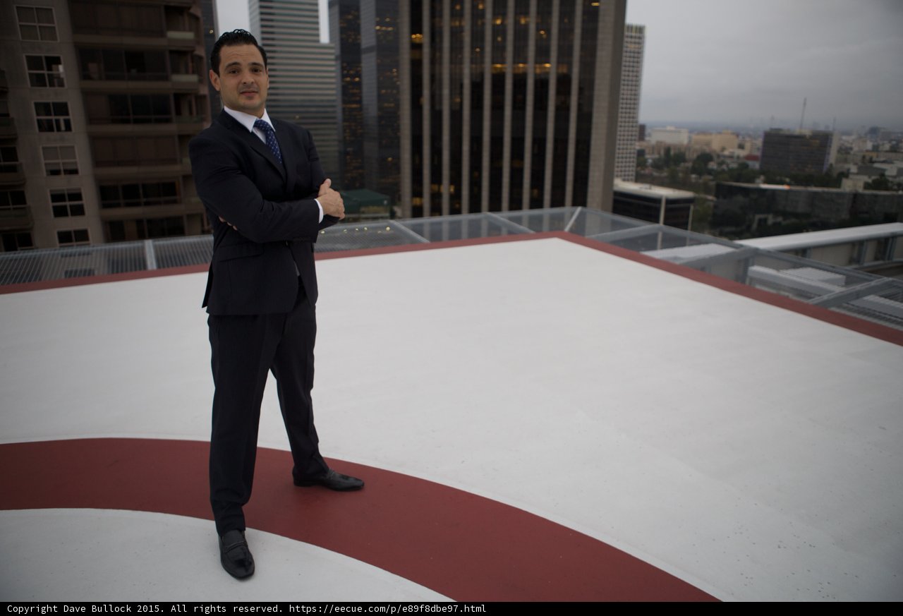 The Businessman atop the City