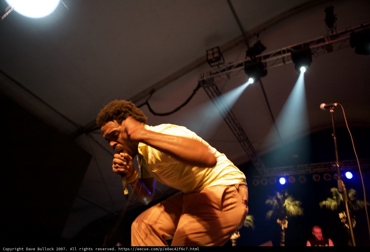 Rocking the Stage with Yellow Shirt