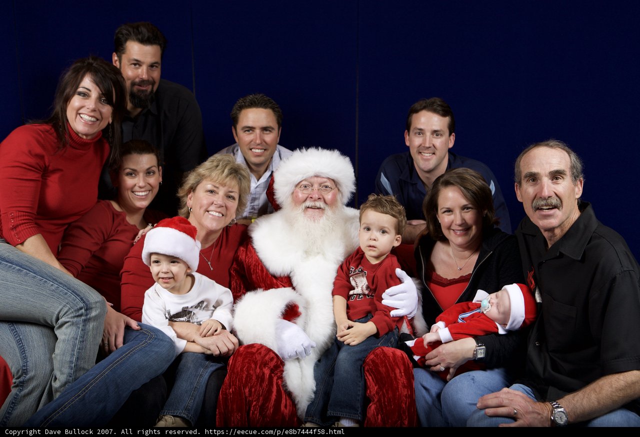 Smiling Faces with Santa