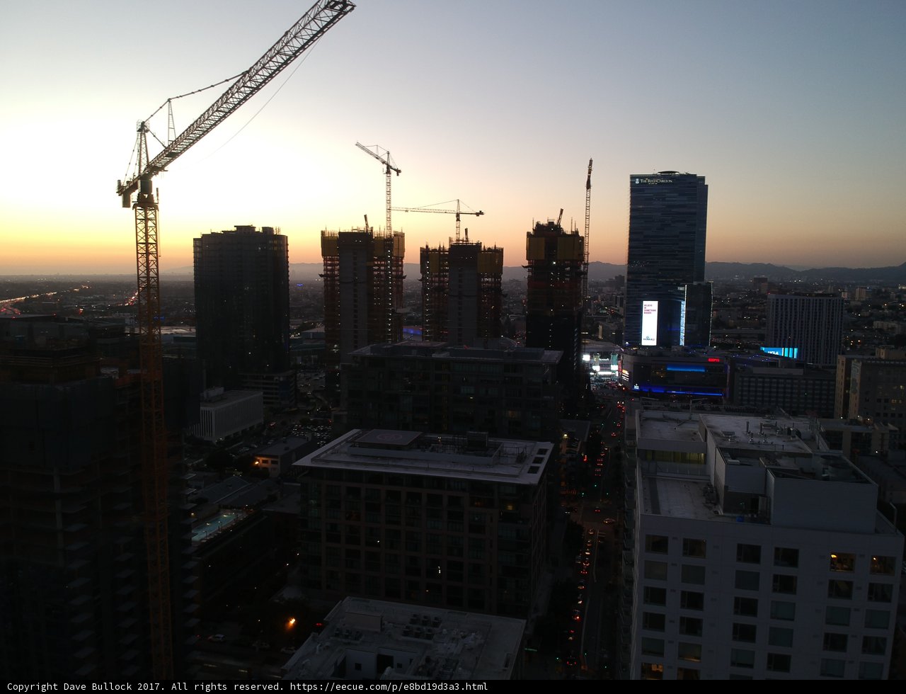Dusk over the City