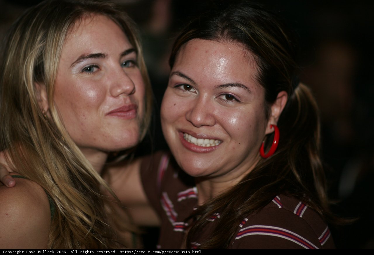 Smiling Women on Night Out