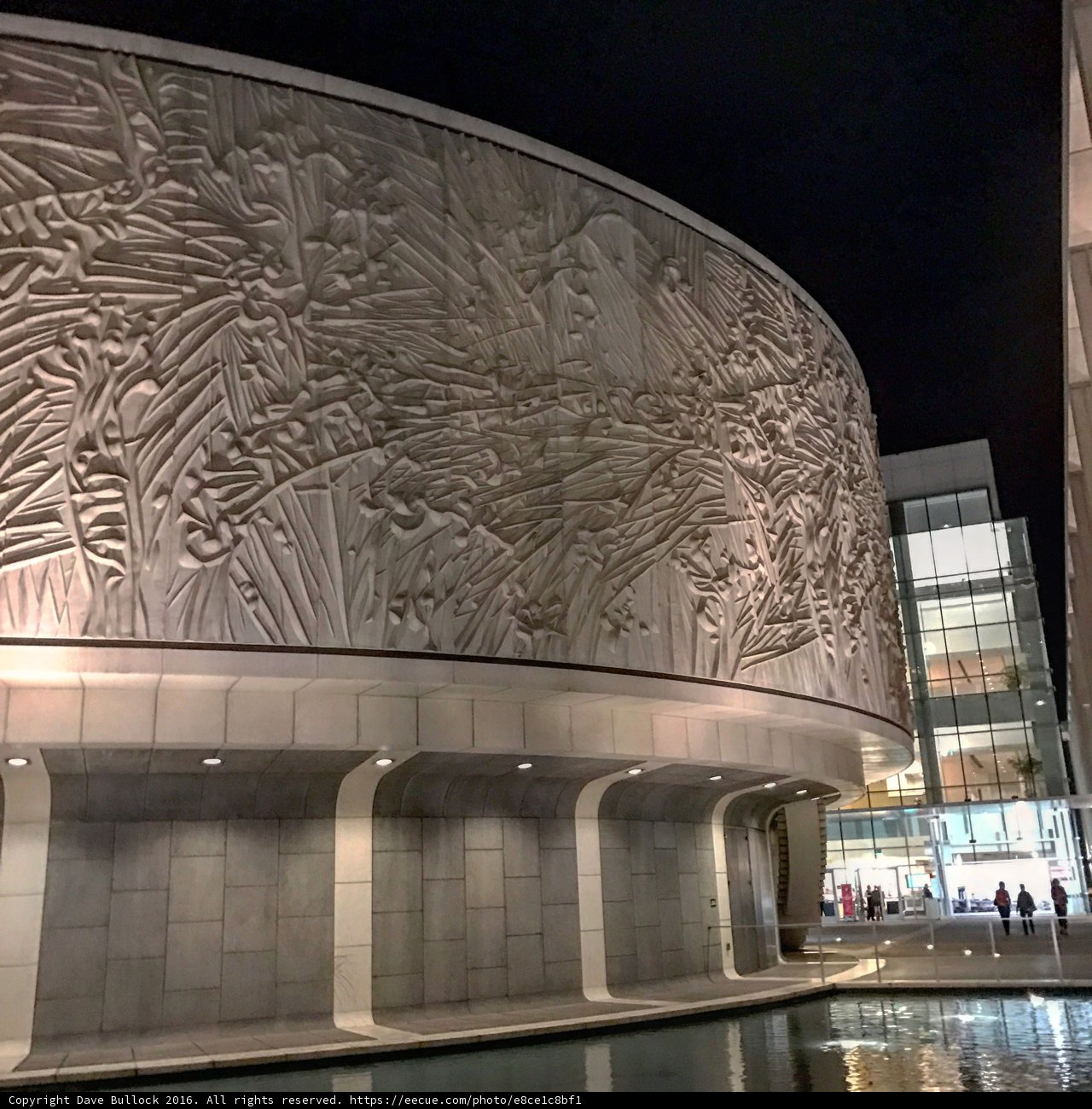 Museum of Modern Art Shining Bright at Night