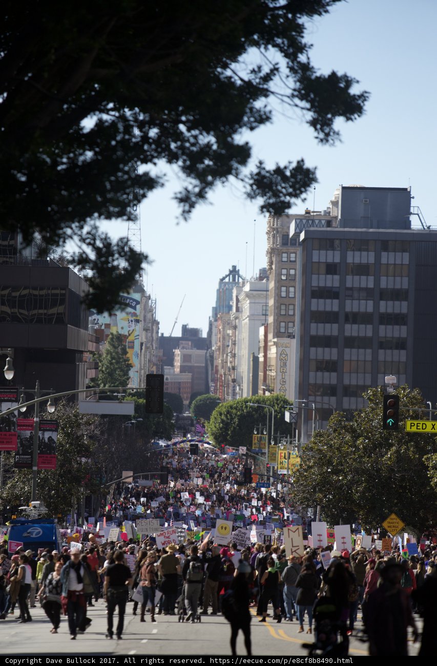 The Women's March in the Heart of the Metropolis