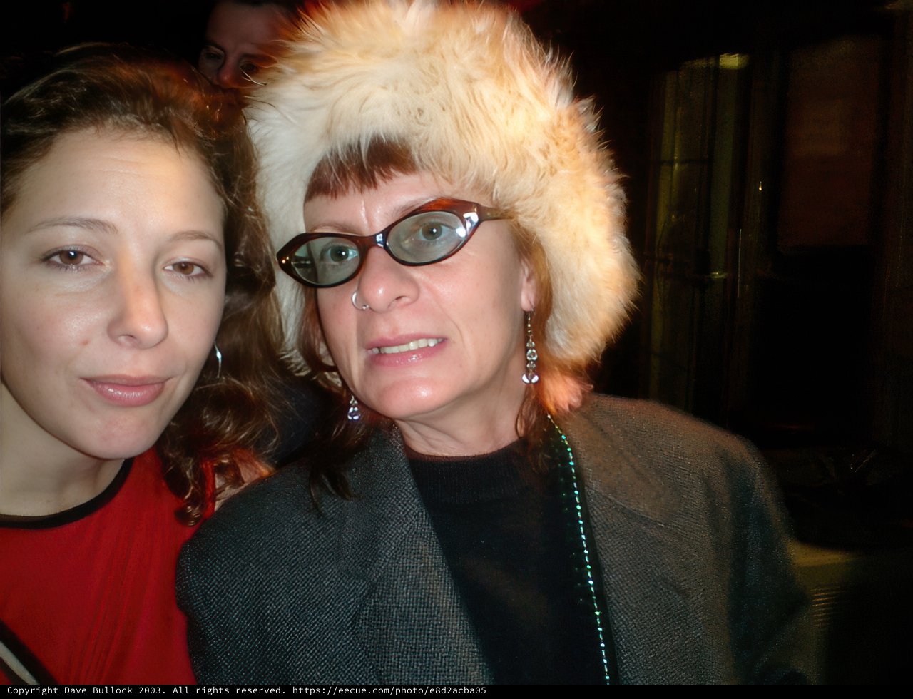Three Women in Glasses and Hats
