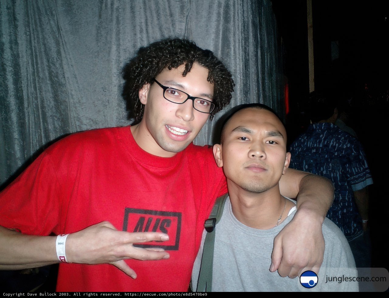 Two Men Having Fun at a Party