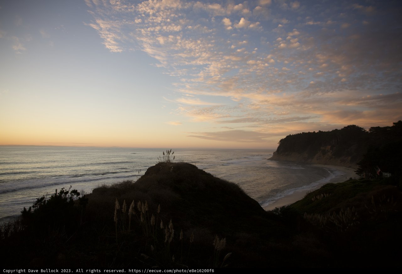 Solitude at Dusk: A Coastal Story
