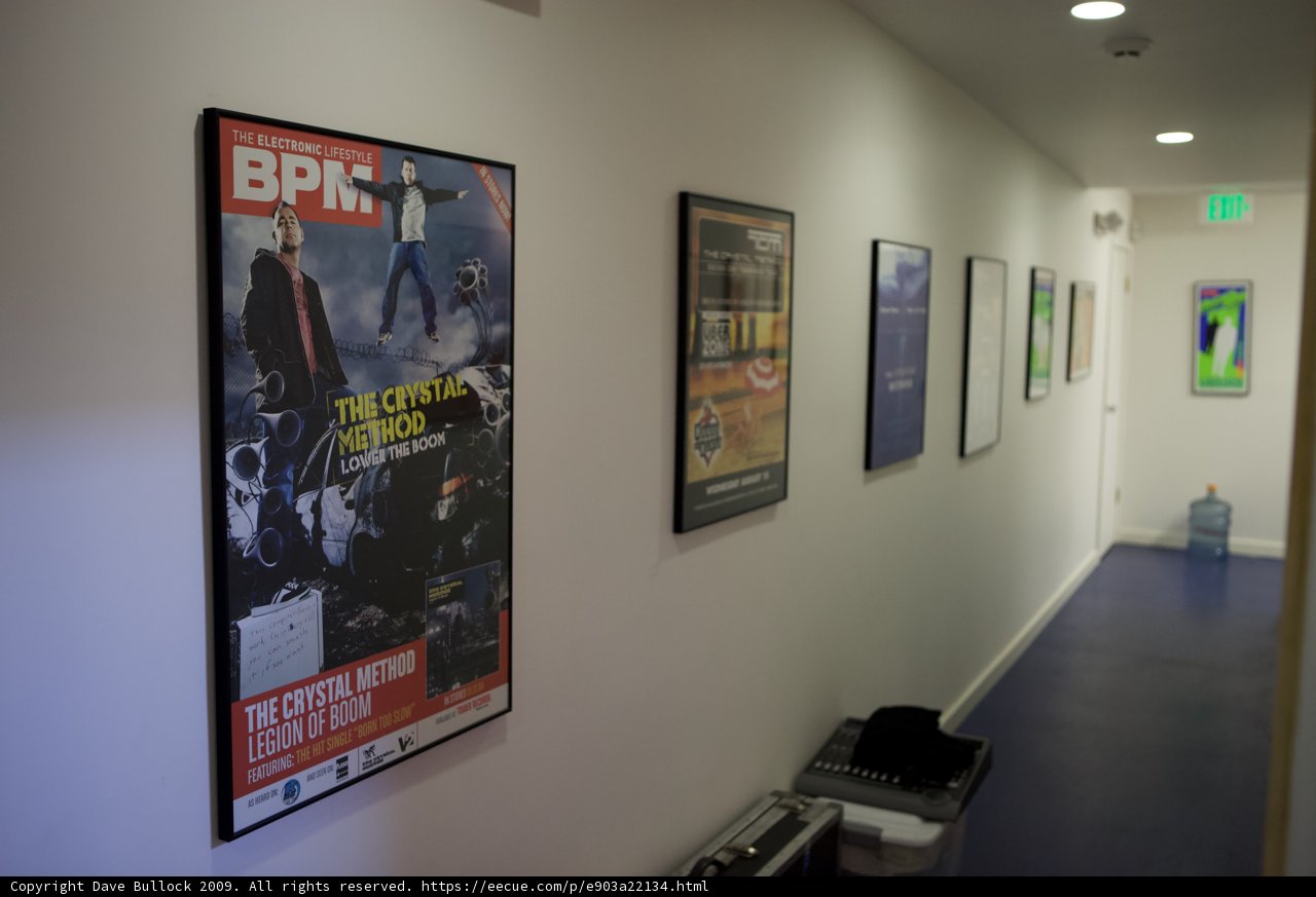 Crystal Method's Art-Filled Hallway