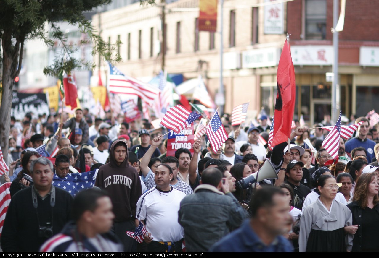 Patriotic Crowd
