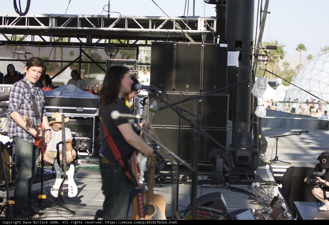 Group Performance on Coachella Stage