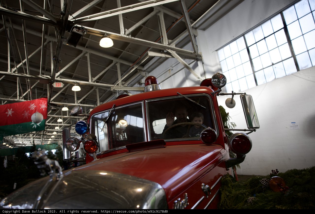 Vintage Valor: Fire Truck at Fort Mason