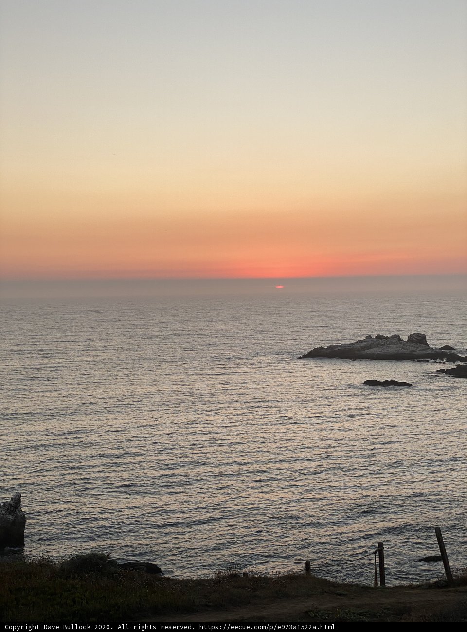 Serene Sunset at Jenner Beach