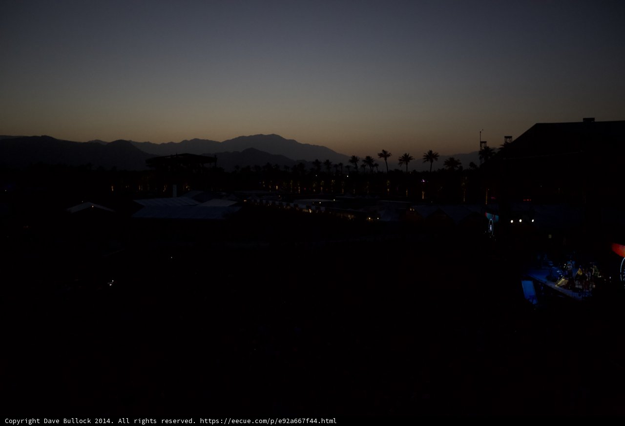 Sunset Silhouette from Mountain Top