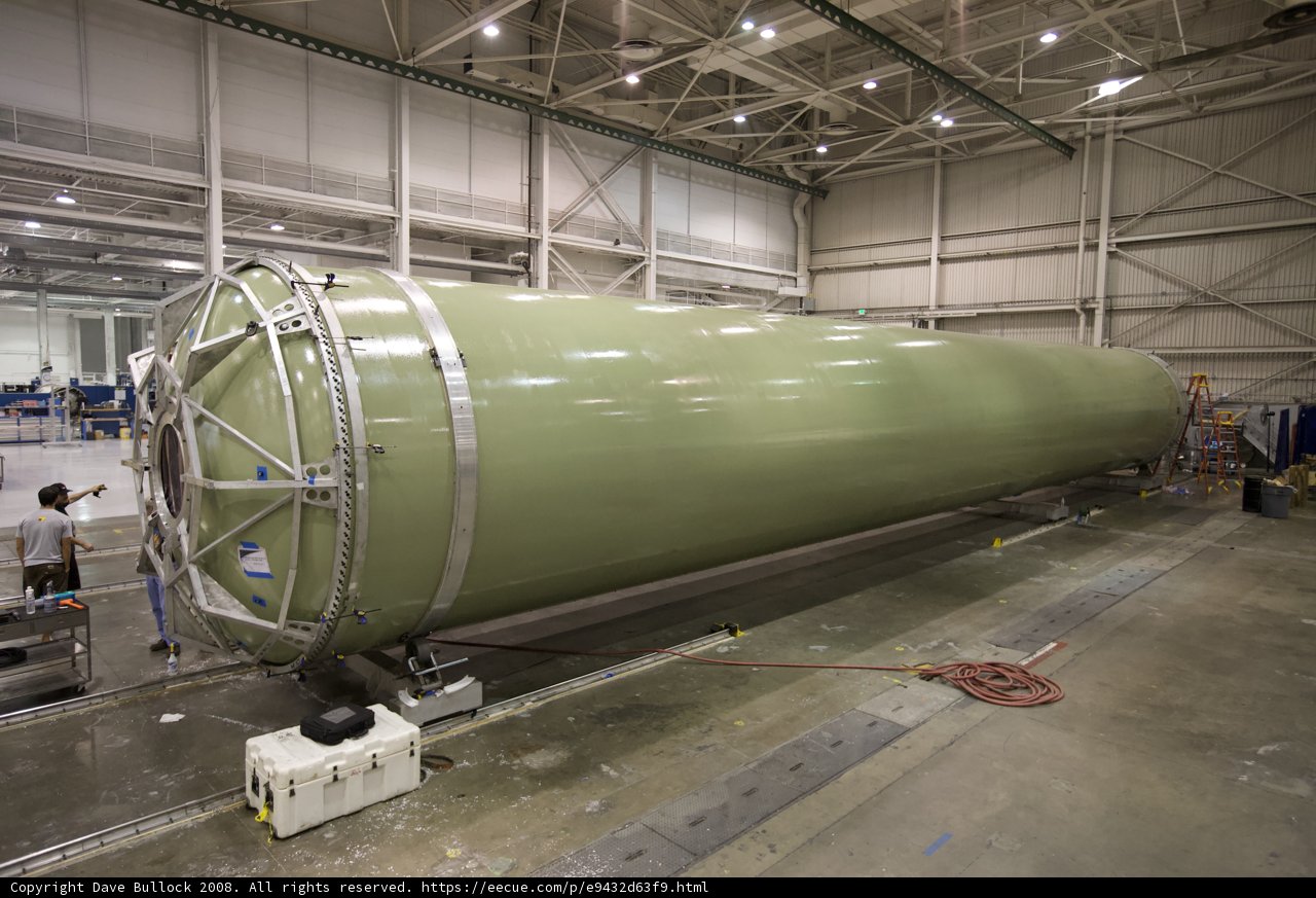 Green Cylinder in a Warehouse