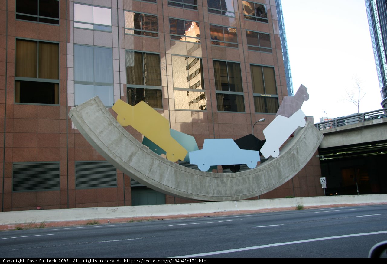 City Mural on Modern Office Building