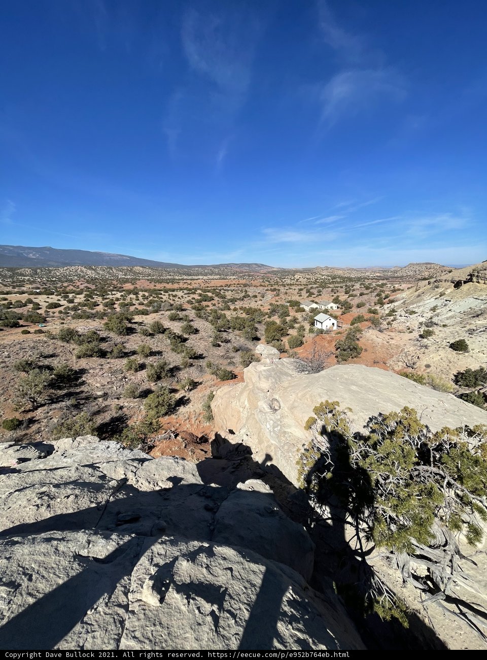 Desert View from the Top of a Rock
