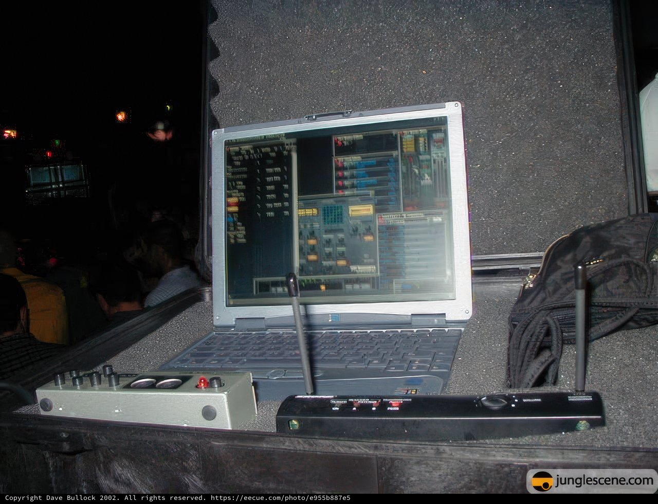 Laptop and Mic setup