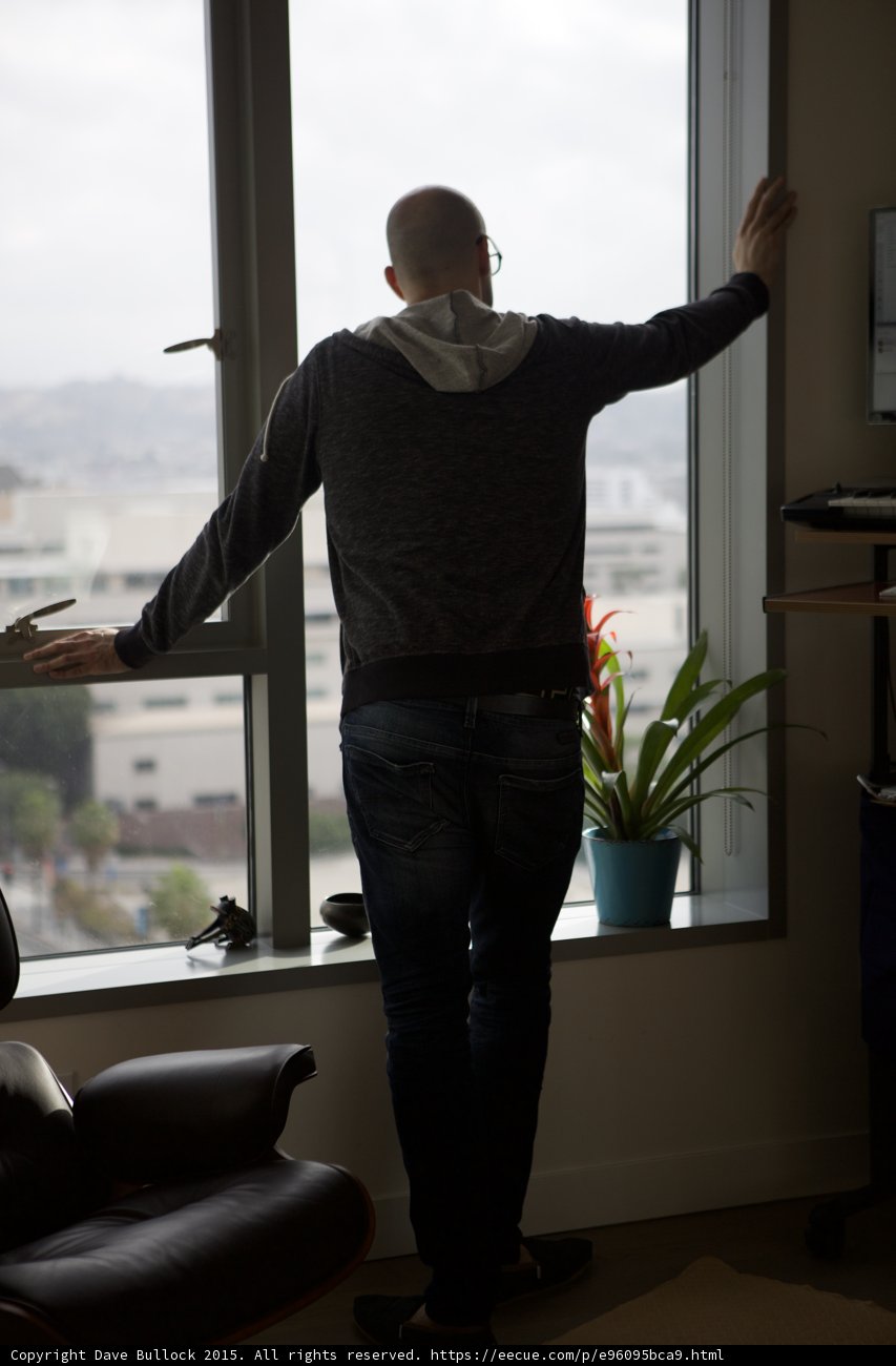 Arms Spread at the Window