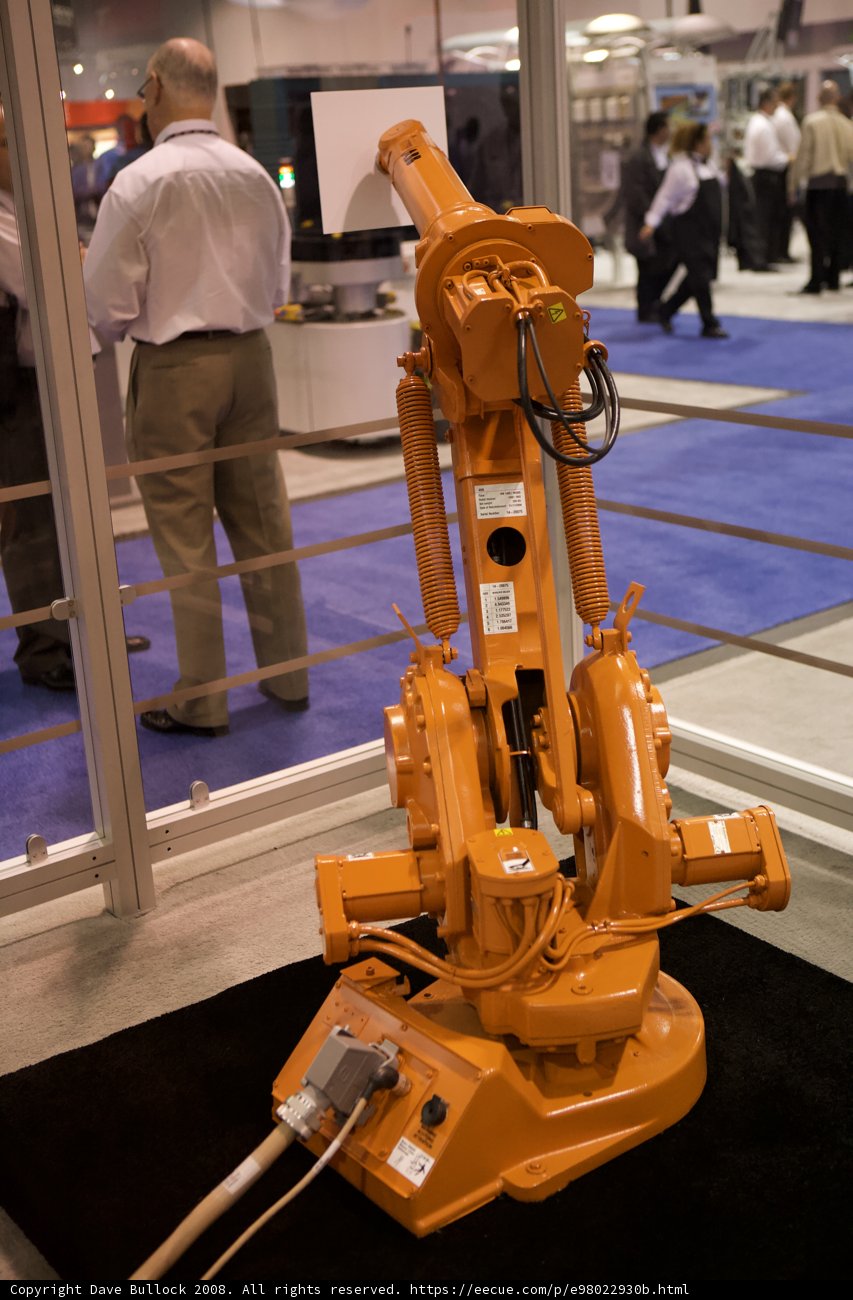 The Great Orange Robot at the Robot Automation Show