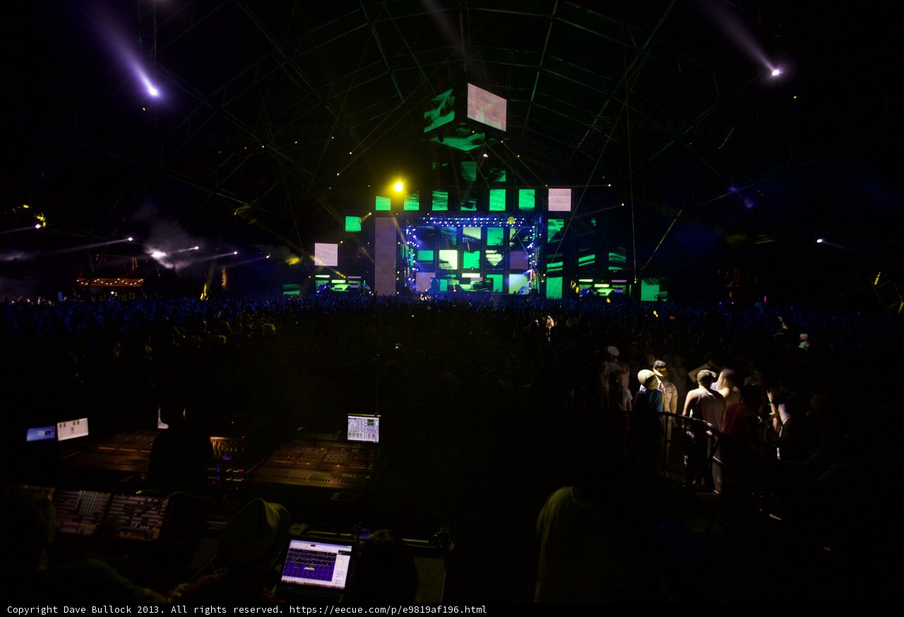 Green-Lit Concert Chaos