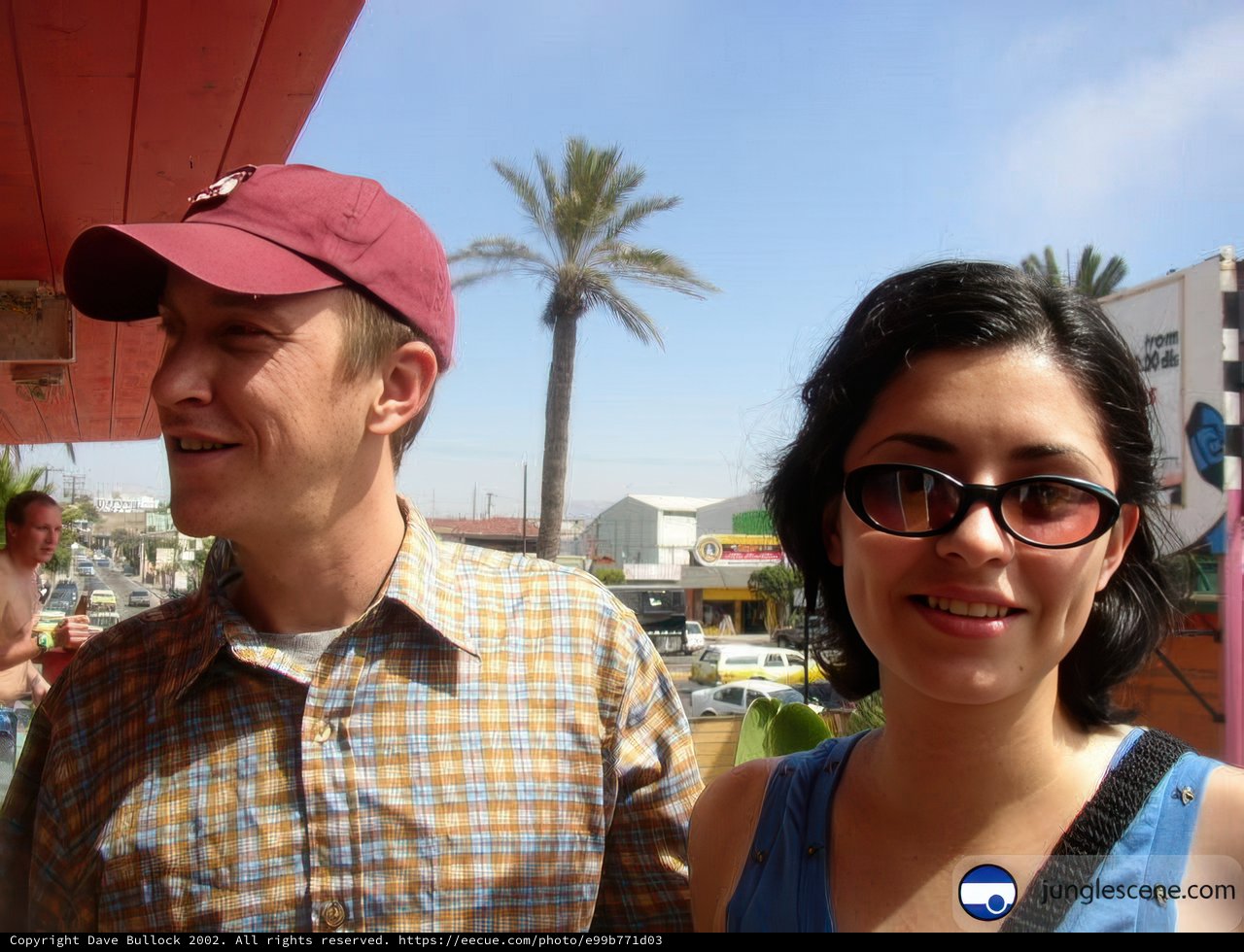 Posed Portrait in Front of Ensenada Building