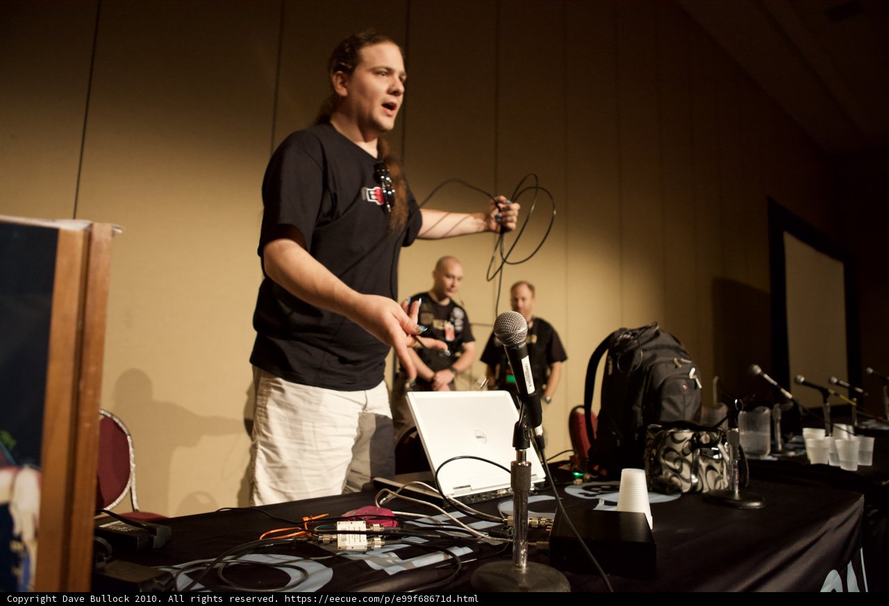 Mic Check: Man Takes the Stage at Defcon 18