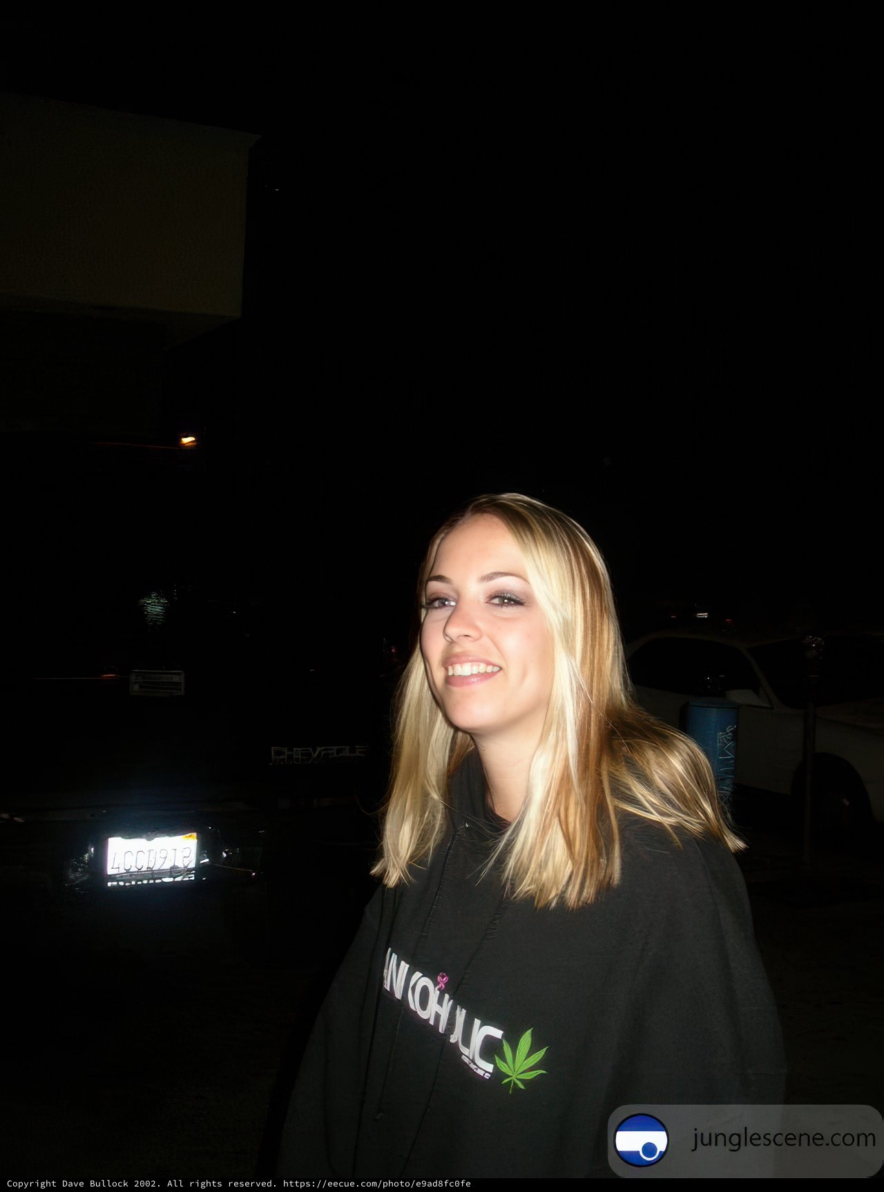 Nighttime Portrait: Tiff with Car