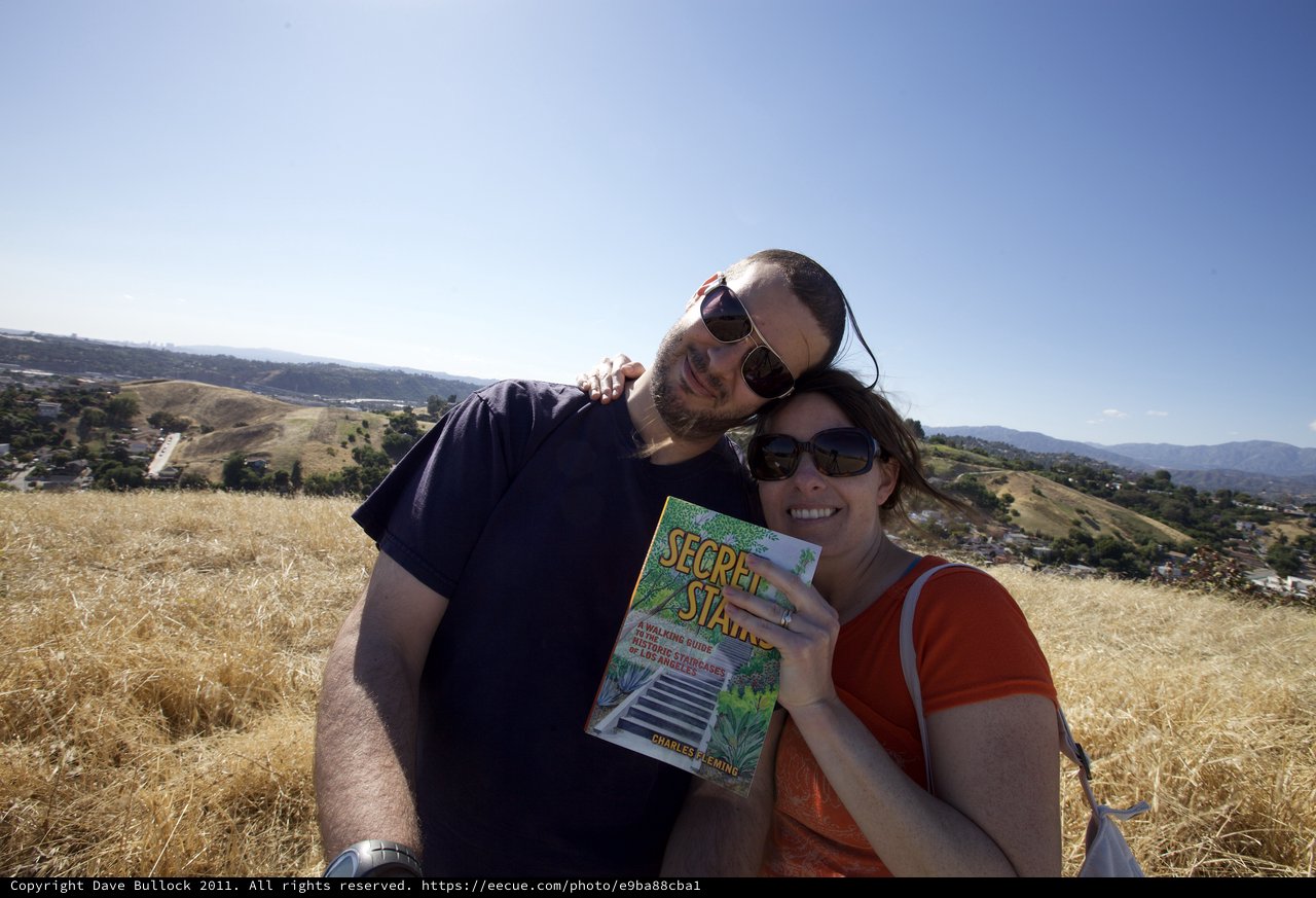 Couple Explores Los Angeles Hidden Staircases with Guidebook