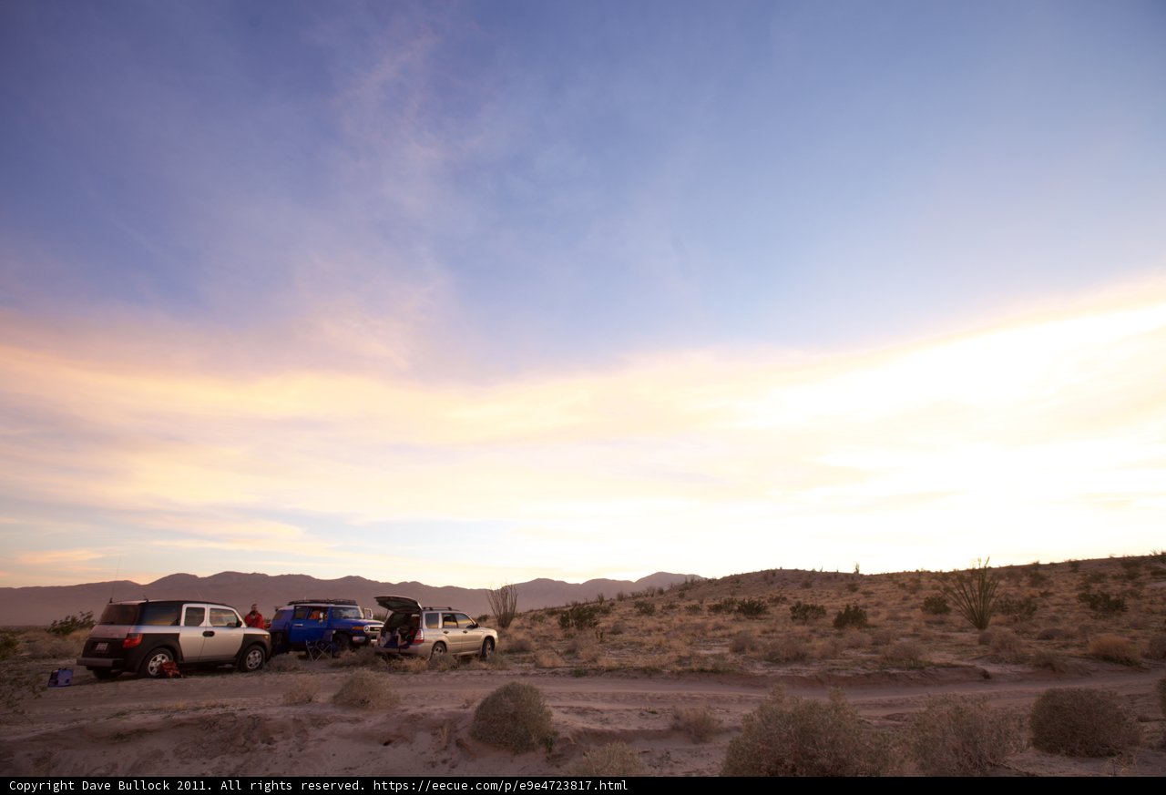 Desert Parking Lot