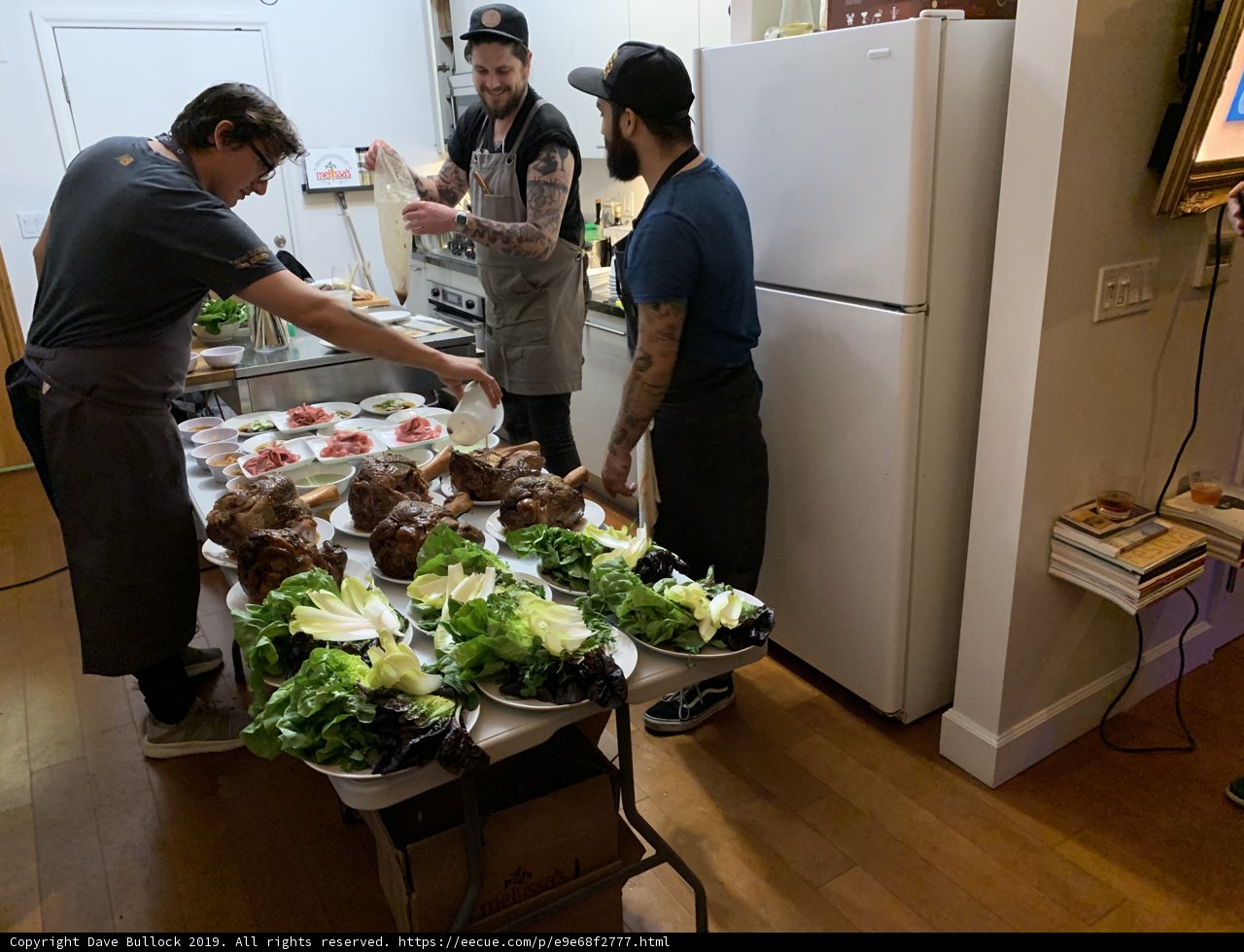Three Men Cooking Up a Storm