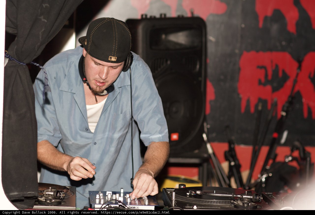 Deejay Travis B in Blue
