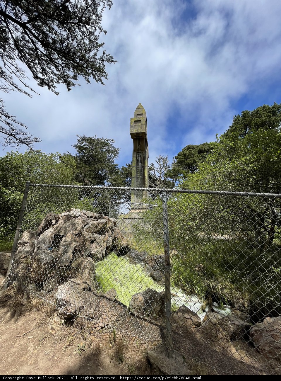 Monument Behind the Fence