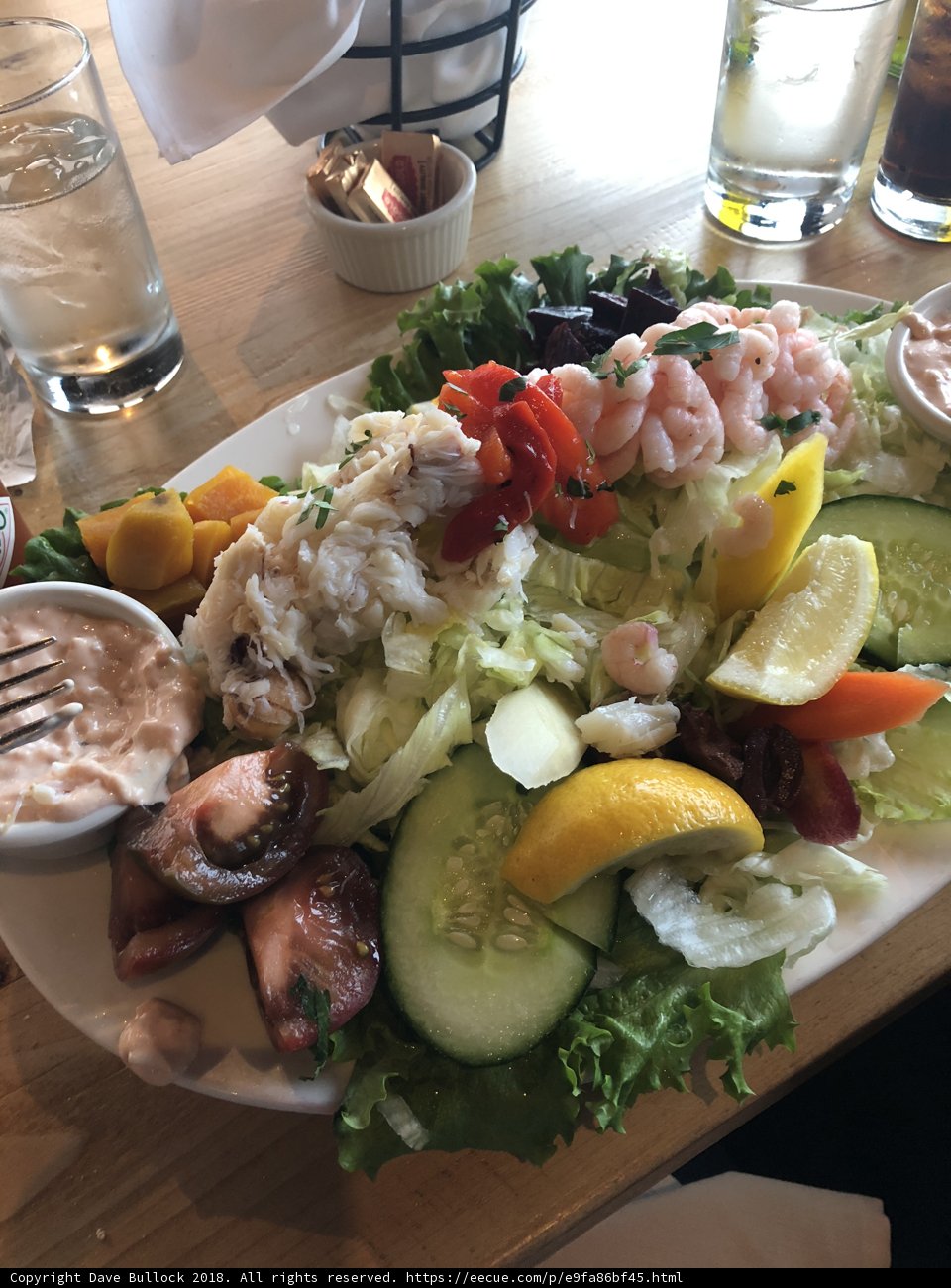 A Delicious Plate of Colorful Salad