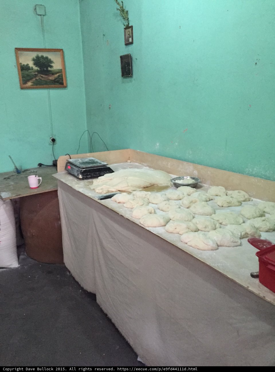 Bread Dough Ready for Baking