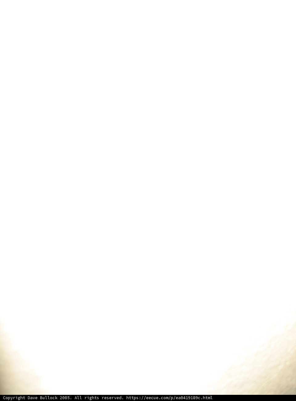 Black Object on White Background