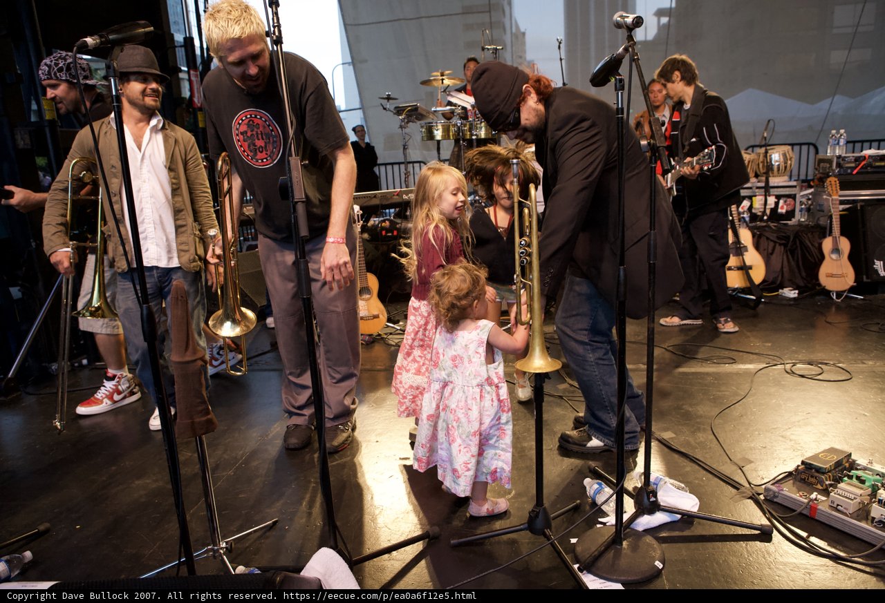 Jamming on Stage: A Father-Daughter Duo