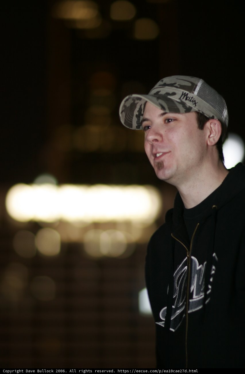 Baseball Cap on a Happy Man