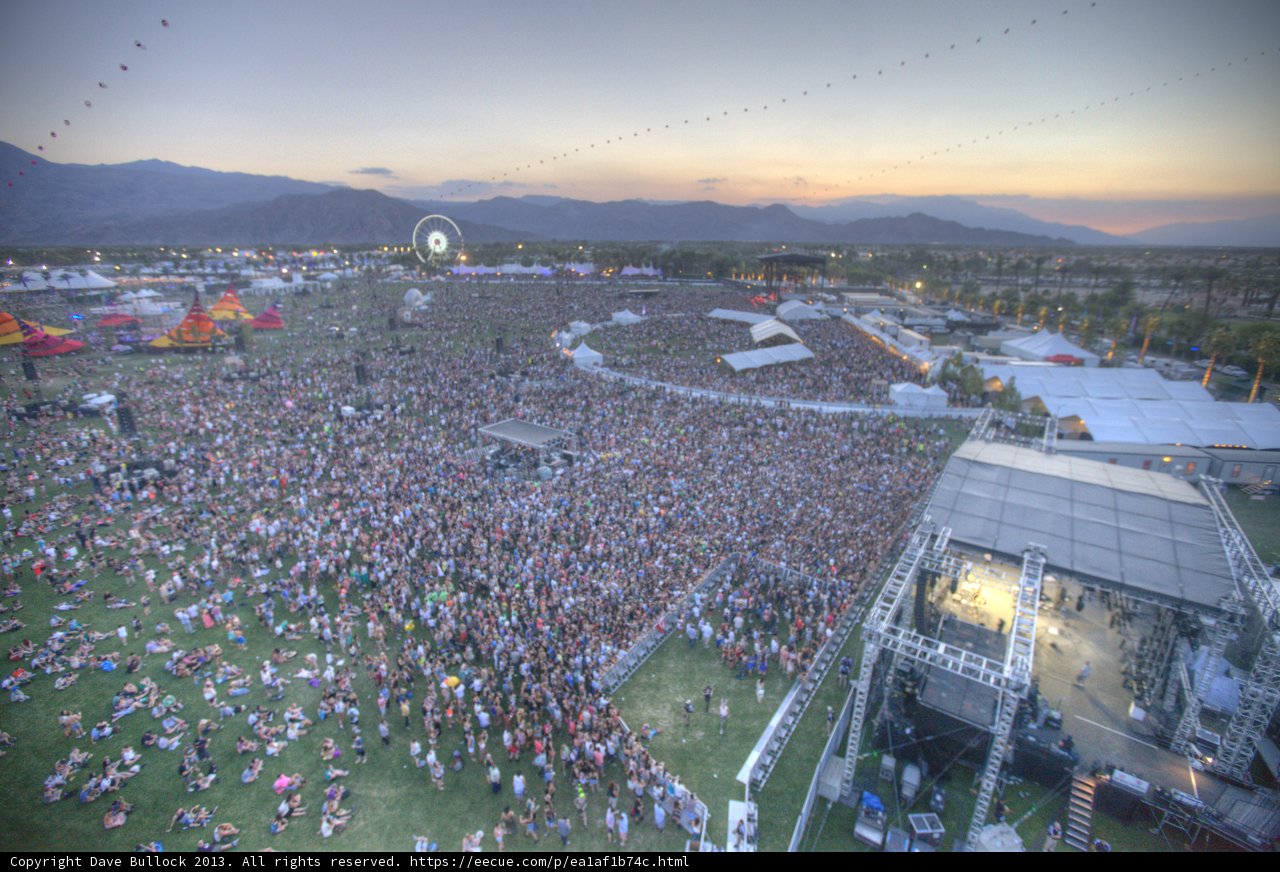 Coachella Concert Crowd