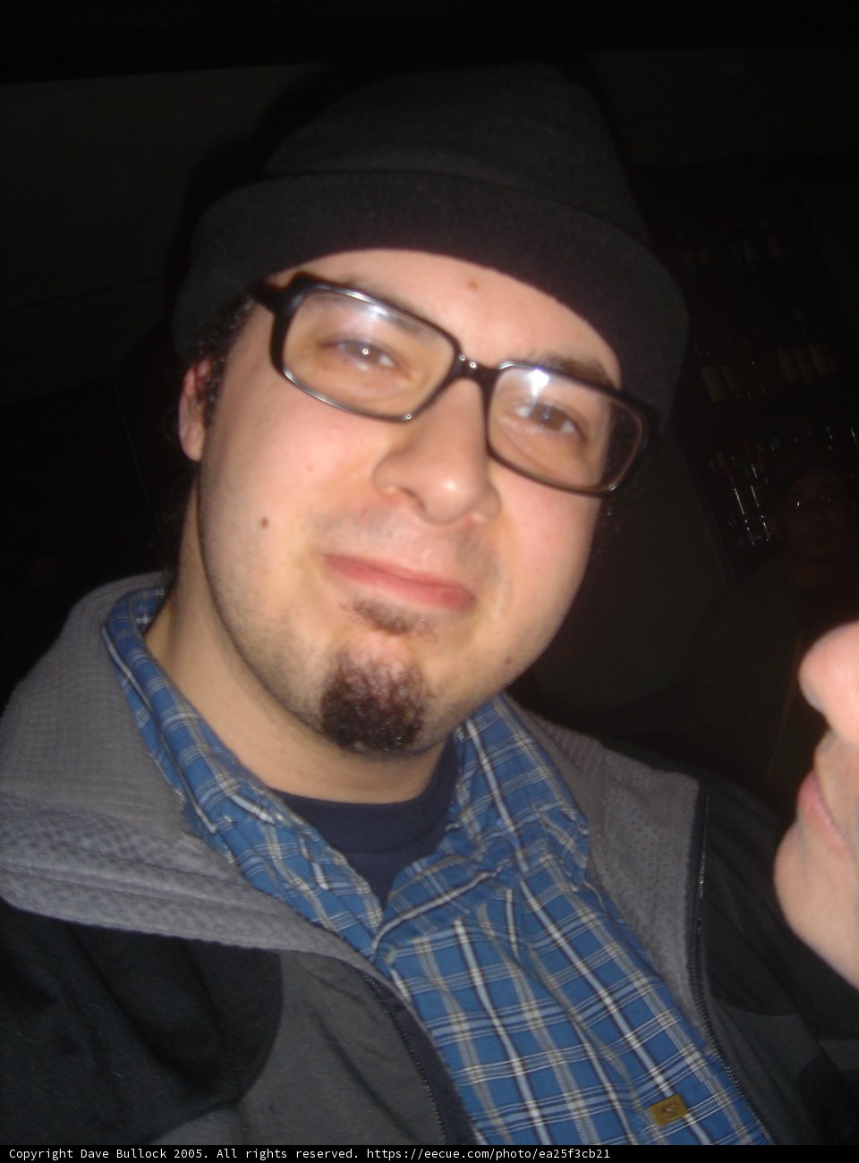 Man with Glasses and Hat