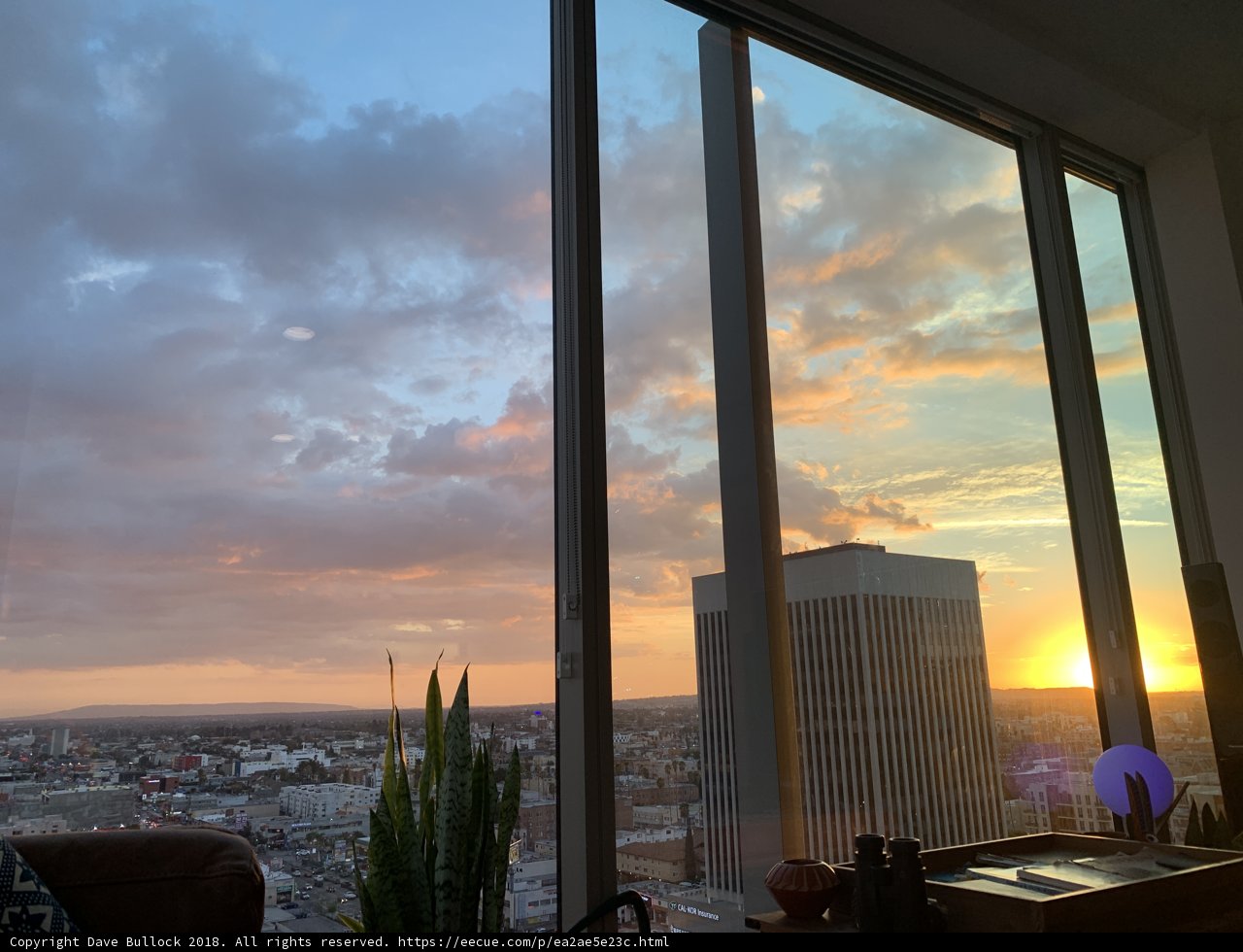 Sunset Through the Window