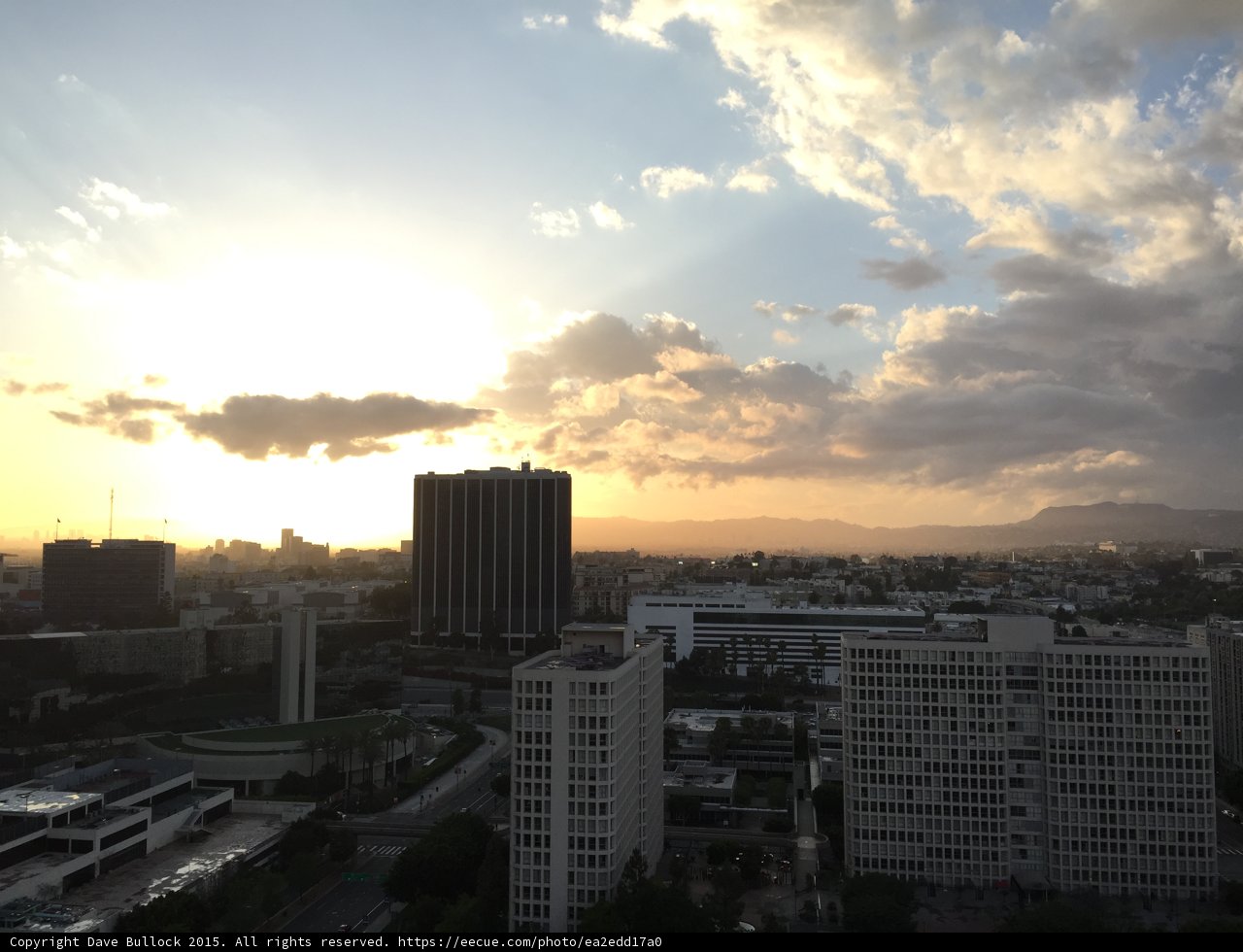 The Stunning Sunset of Los Angeles